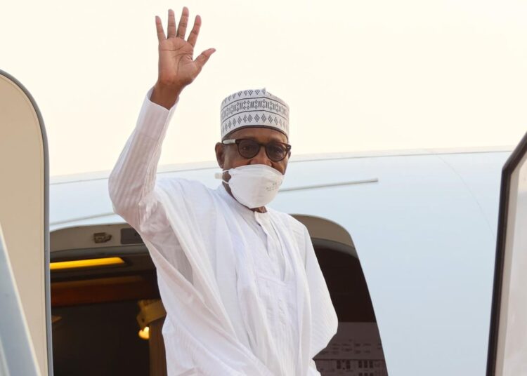 Buhari attends inauguration of Barrow of Gambia
