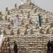 Buhari unveils rice pyramids in Abuja