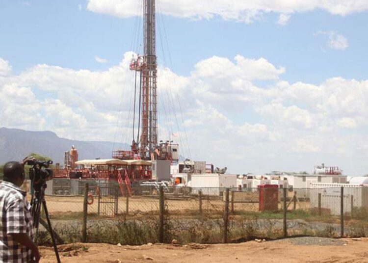 Oil field in Somali
