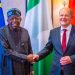 Tinubu meets Scholz, negotiates German investment in power, rail