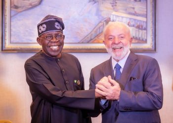 Tinubu, Lula da Silva of Brazil meet, discuss bilateral ties