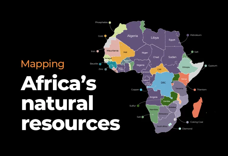 Africa accounts for 60% global natural resources