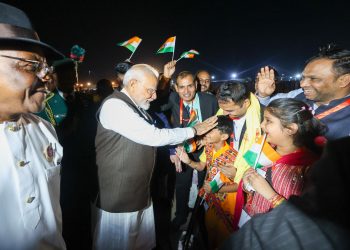 Prime Minister of India arrives Nigeria for state visit